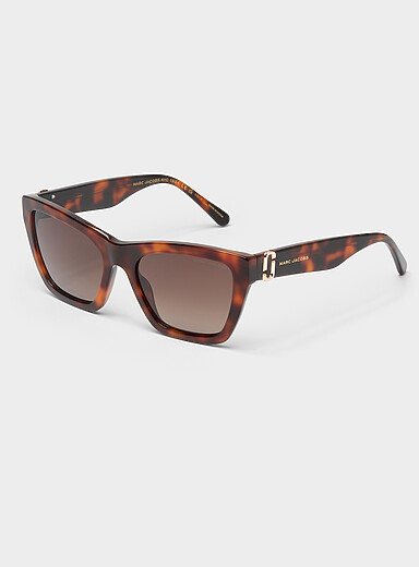 Rectangular cat-eye sunglasses
