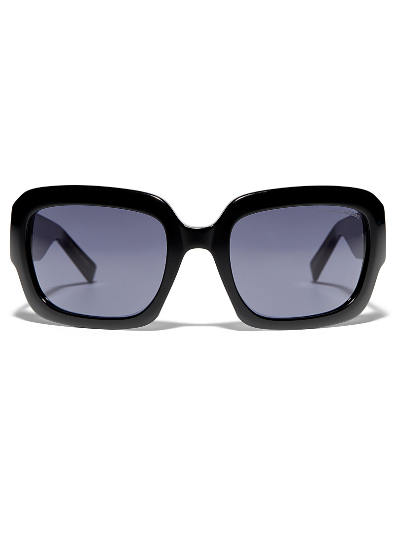 The Marc Jacobs Black Glam rectangular sunglasses for women