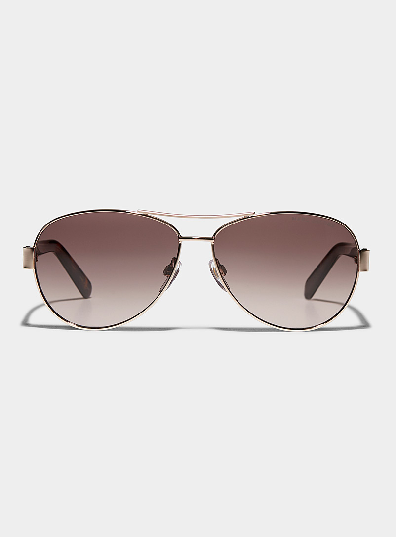 Marc Jacobs Assorted Flecked-temple aviator sunglasses for women