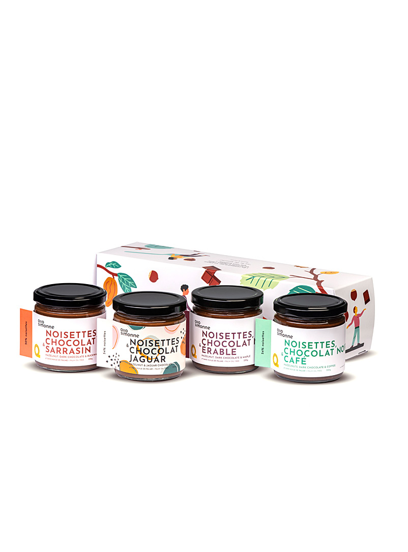 Allo Simonne Assorted Bold hazelnut and chocolate spread box set Set of 4 products