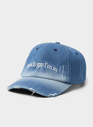 La casquette Sounds gay, I'm in