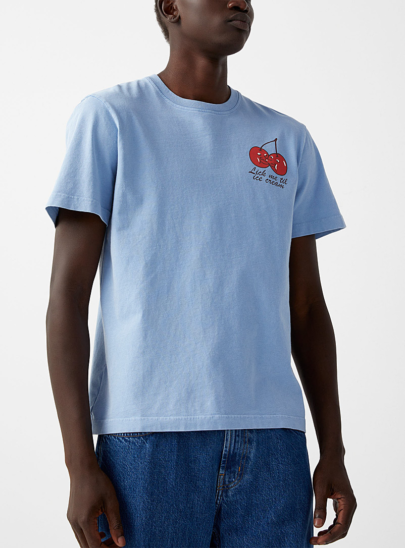 Carne Bollente Blue Lick Me 24/7 T-shirt for men