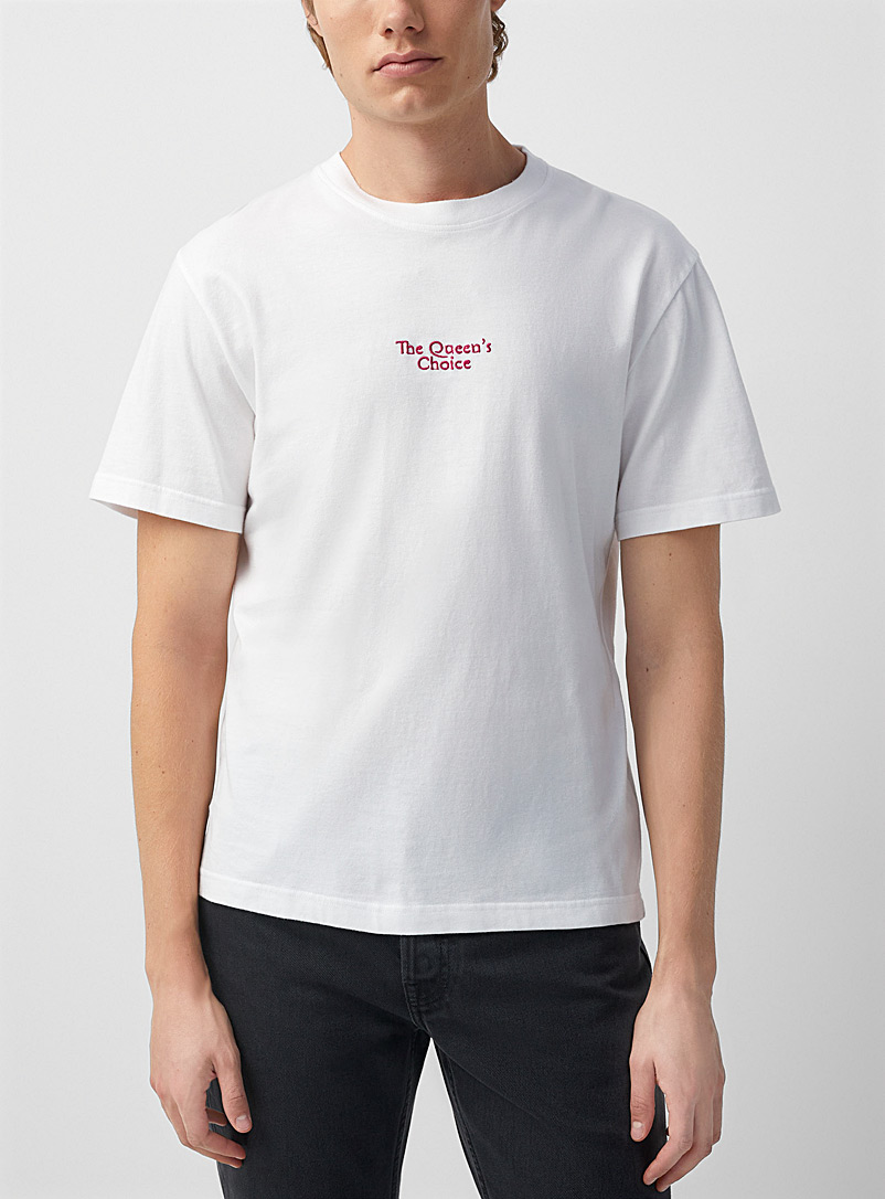 Carne Bollente: Le t-shirt The Queen's choice Blanc pour homme