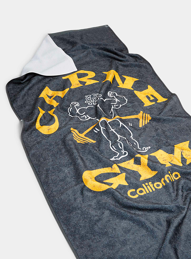 Carne Bollente Charcoal  Carne Gym towel for men