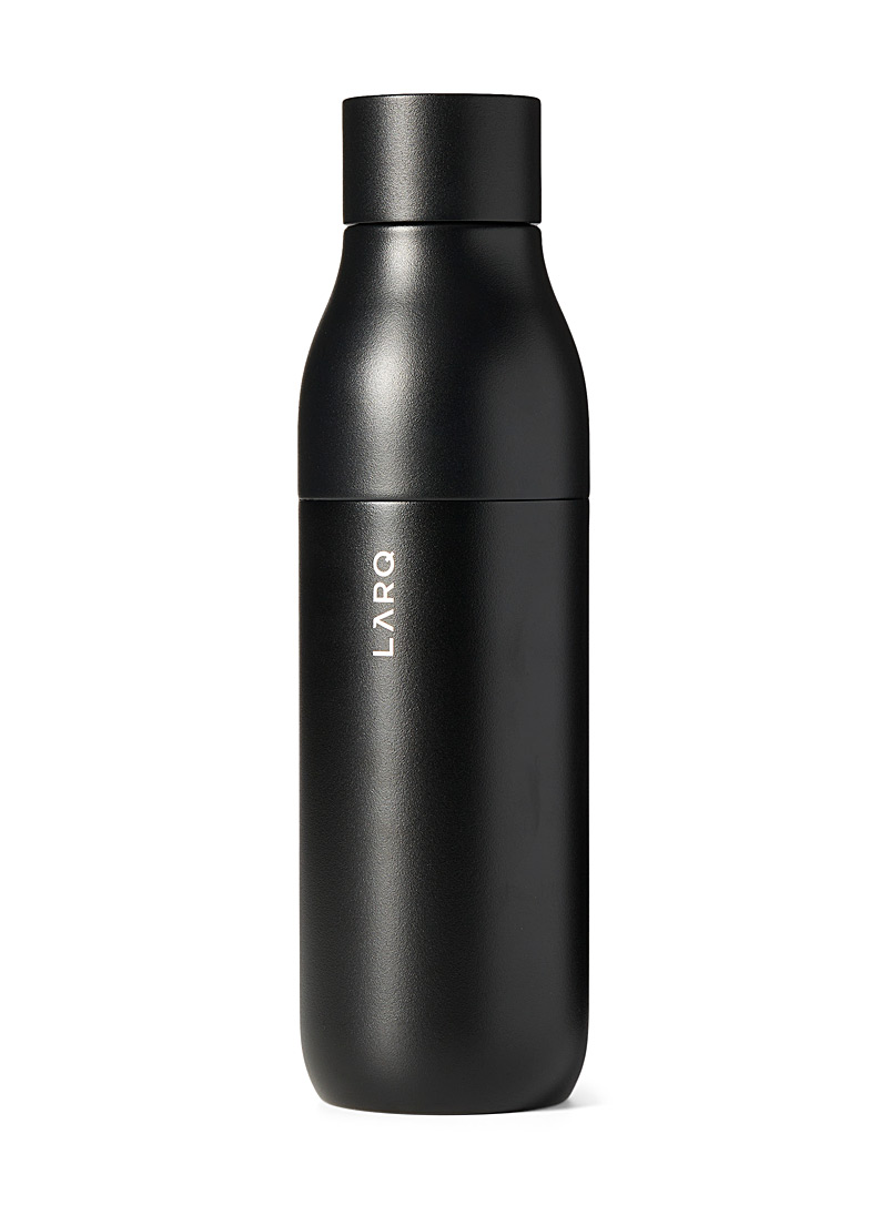 LARQ: La bouteille autonettoyante isotherme PureVis noire 740 ml Noir pour homme