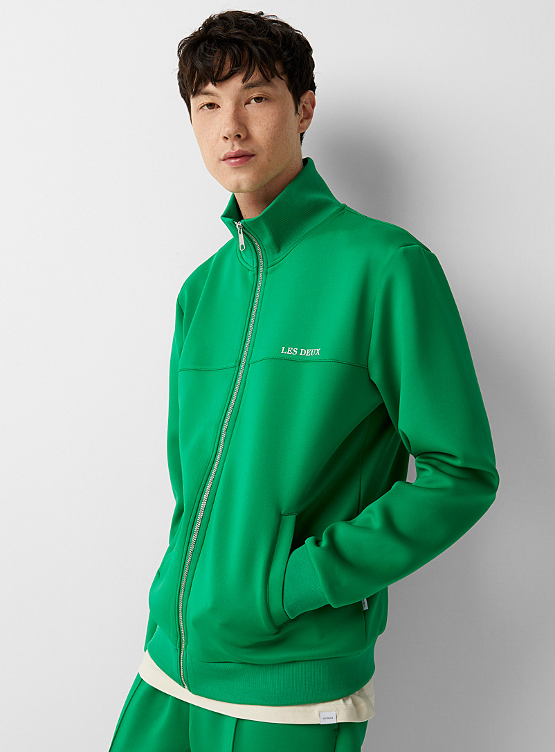 Les Deux Green Ballier track jacket for men