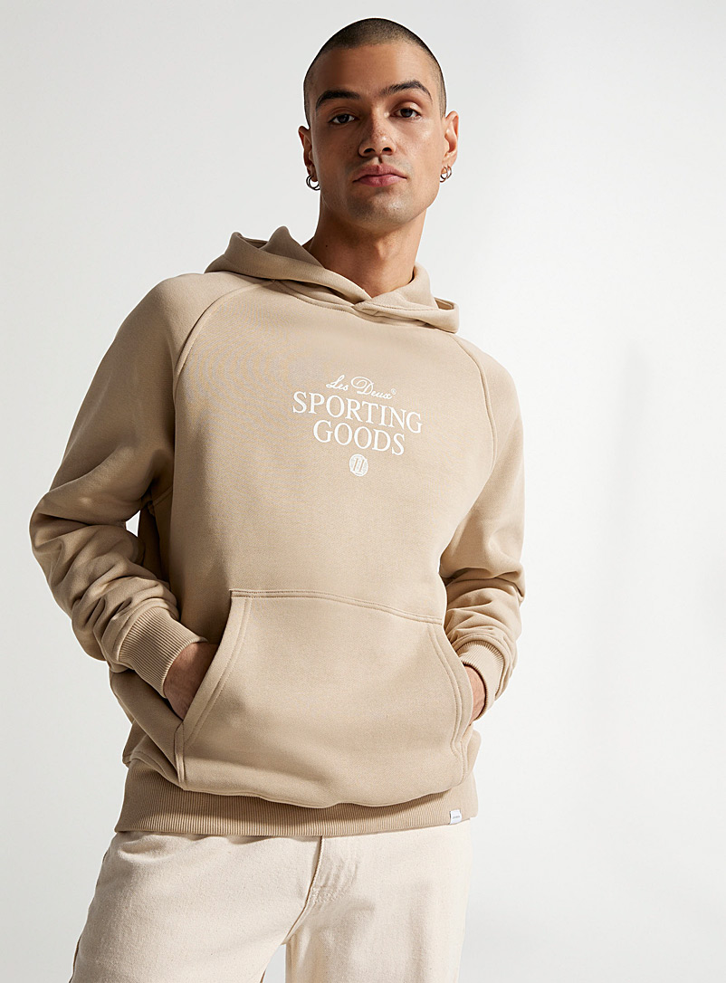 Les Deux Ivory White Sporting Goods hoodie for men
