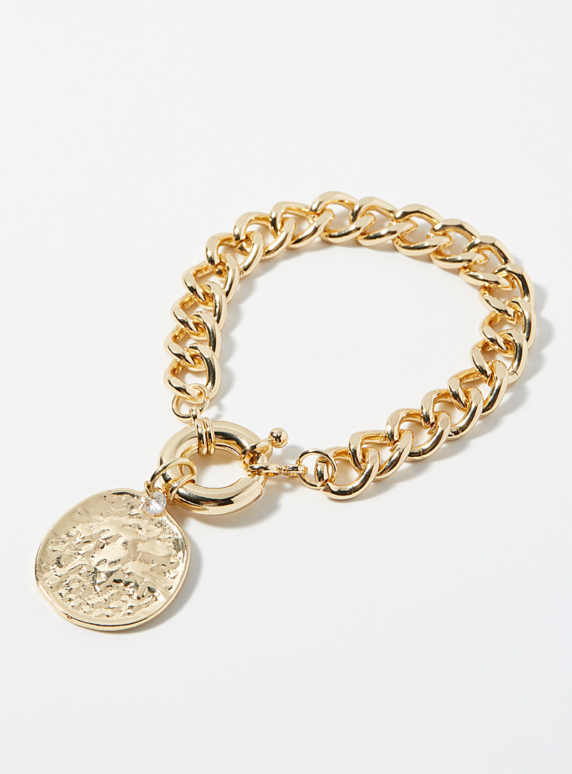 petit moments. Assorted XL medallion bracelet for women
