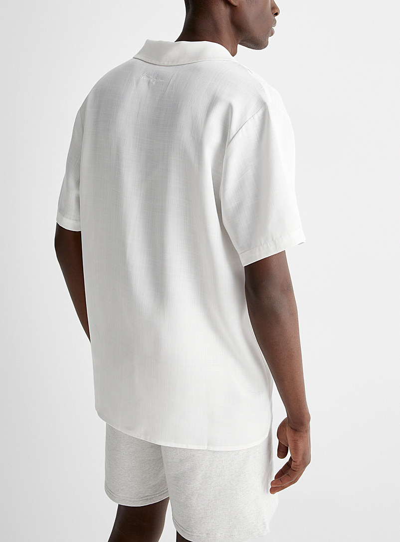 Atelier New Regime: La chemise City of God Blanc pour homme