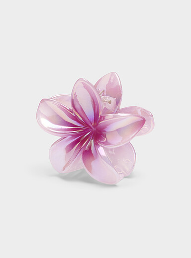 La grande pince fleur hawa&iuml;enne iris&eacute;e