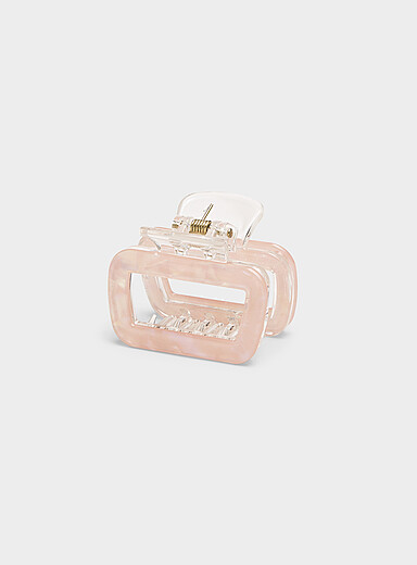 Small iridescent sheen rectangular clip