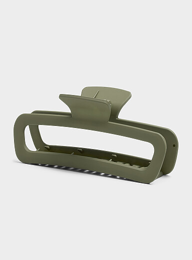 La barrette XXL rectangulaire matte
