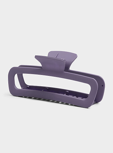 La barrette XXL rectangulaire matte