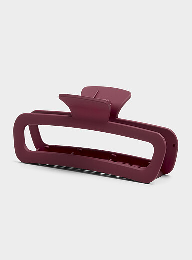 La barrette XXL rectangulaire matte