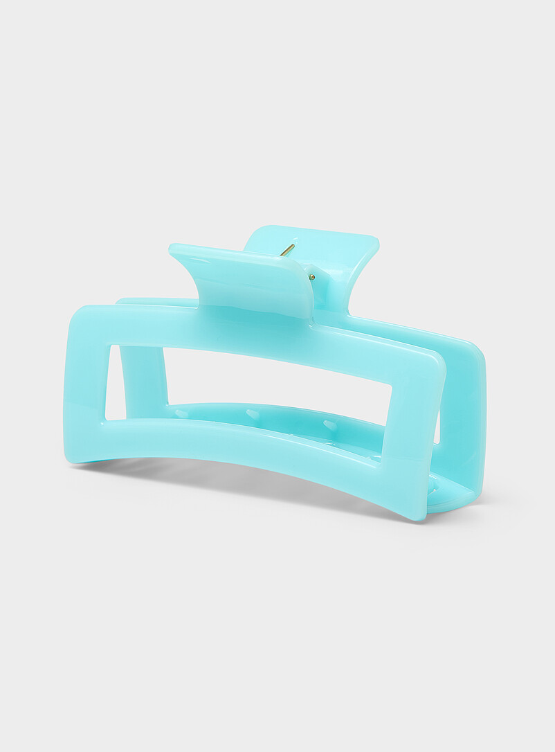 Rectangular Clip Very large shiny rectangular clip | Simons | Shop Barrettes and Hair ...