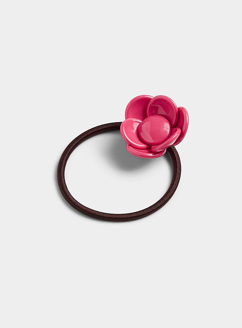Simons Pink Blooming rose elastic for women