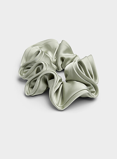 Soft satin large scrunchie