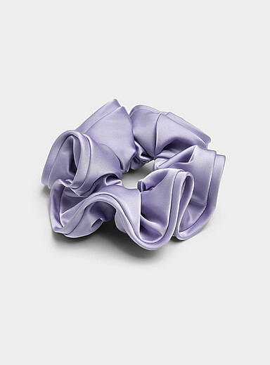 Soft satin large scrunchie