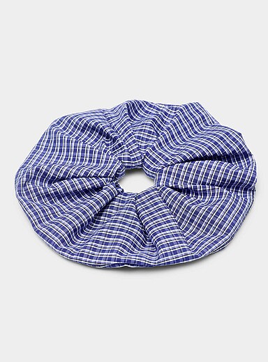Le grand chouchou carreaux bleus