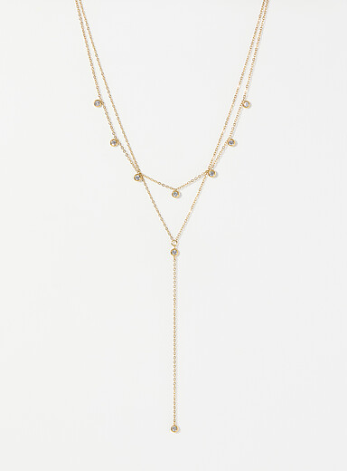Two-row rhinestone chain