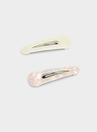 Colourful barrettes Set of 2