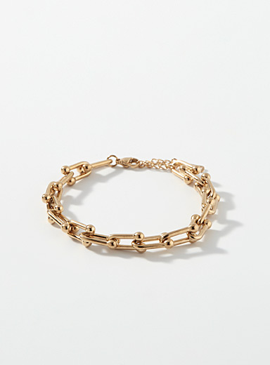 Le bracelet maille en U