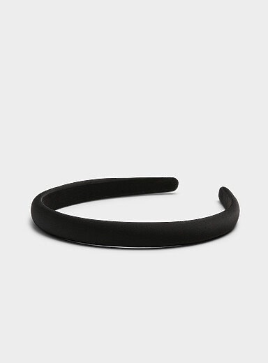 Satin padded headband