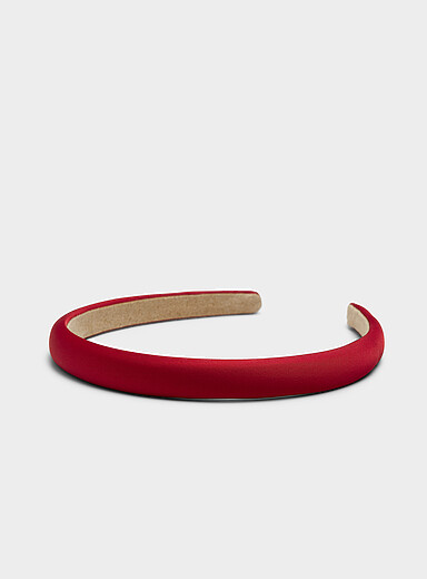 Satin padded headband