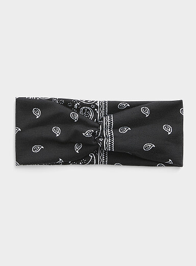 Le bandeau motif paisley