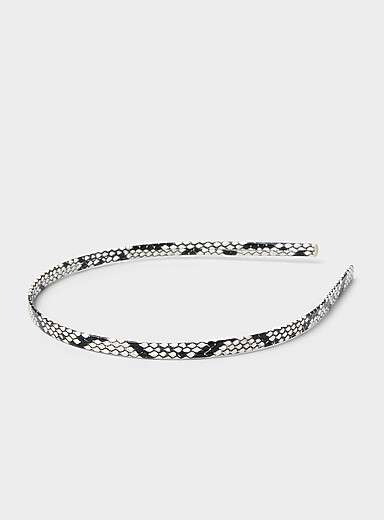 Le mince serre-t&ecirc;te motif animalier