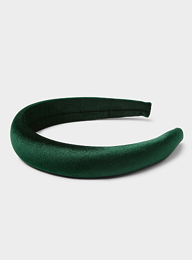 moir&eacute; velvet headband