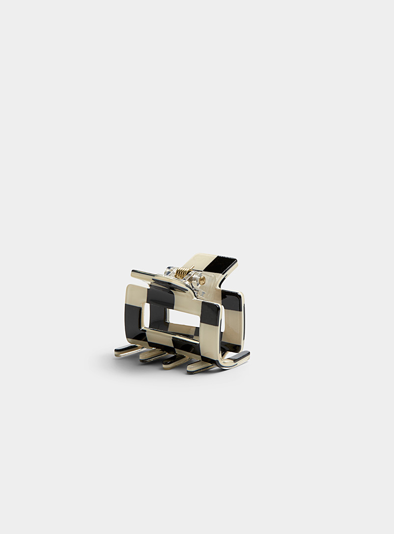 Small checkered clip product image (primary)