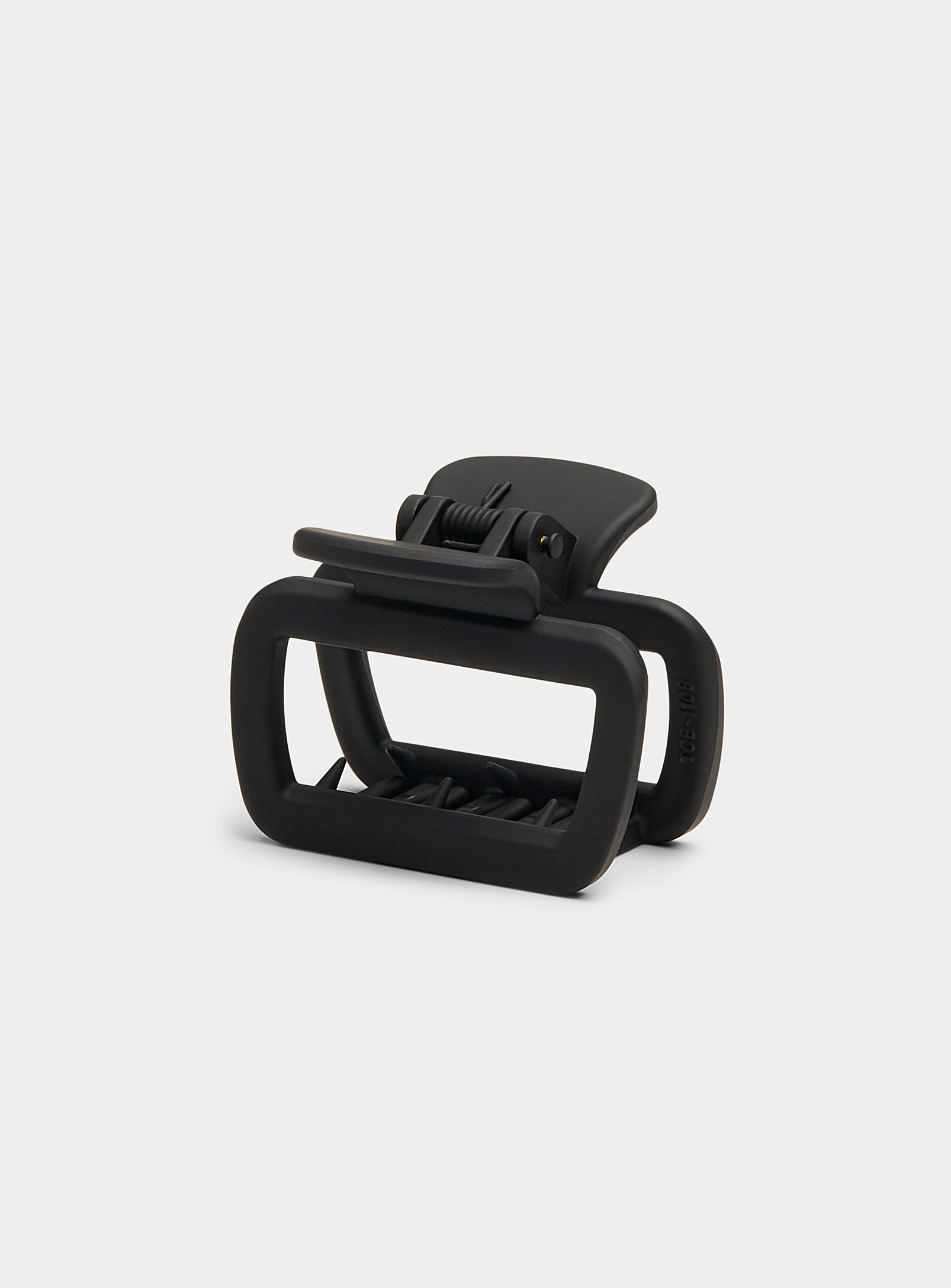 Simon's Small Rectangular Matte Clip In Black