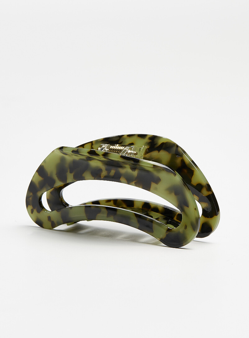 Leopard Half-Moon Clip