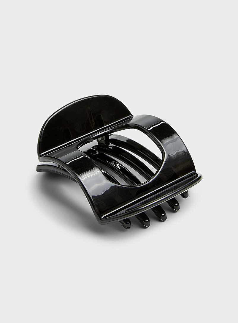 Neutral large-tooth openwork clip product image (primary)