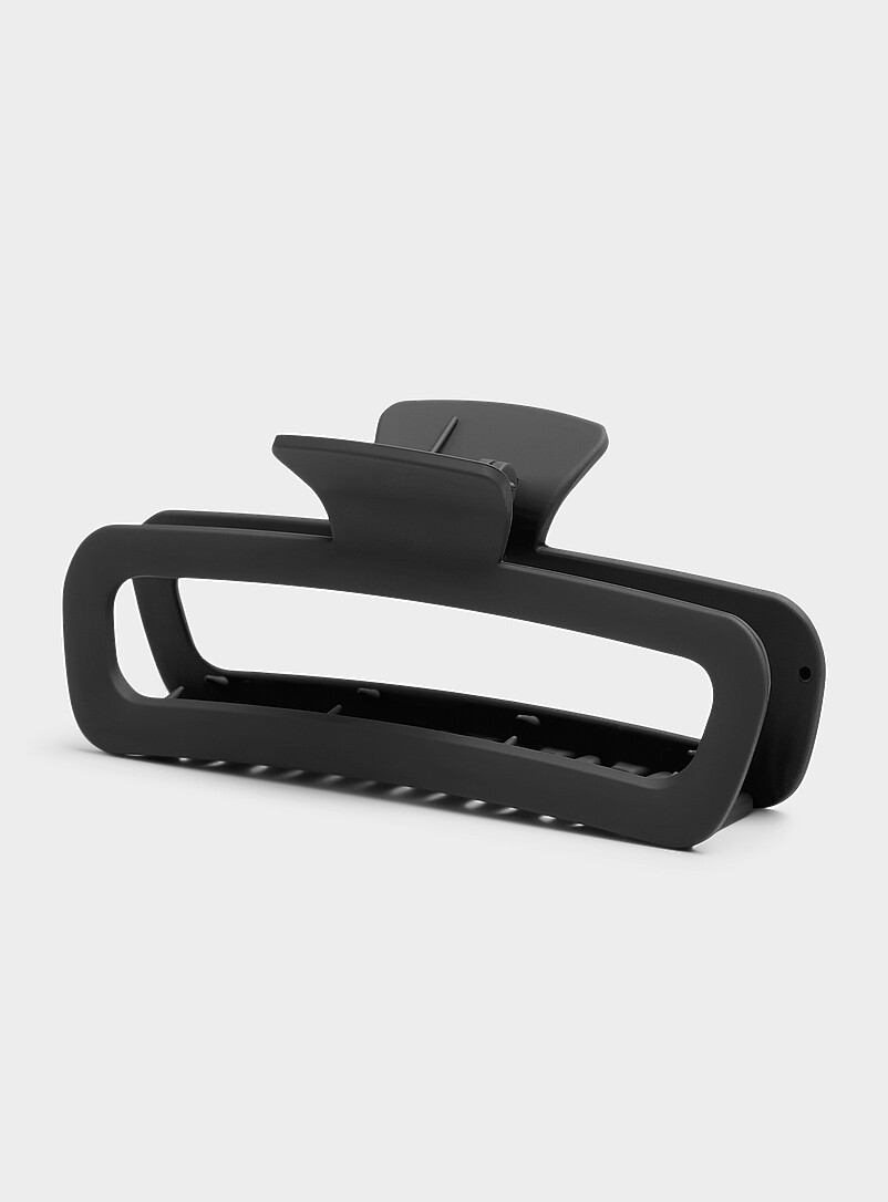 Xxl Matte Rectangular Barrette