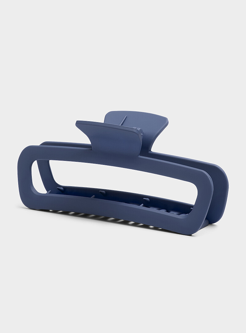 Xxl Matte Rectangular Barrette