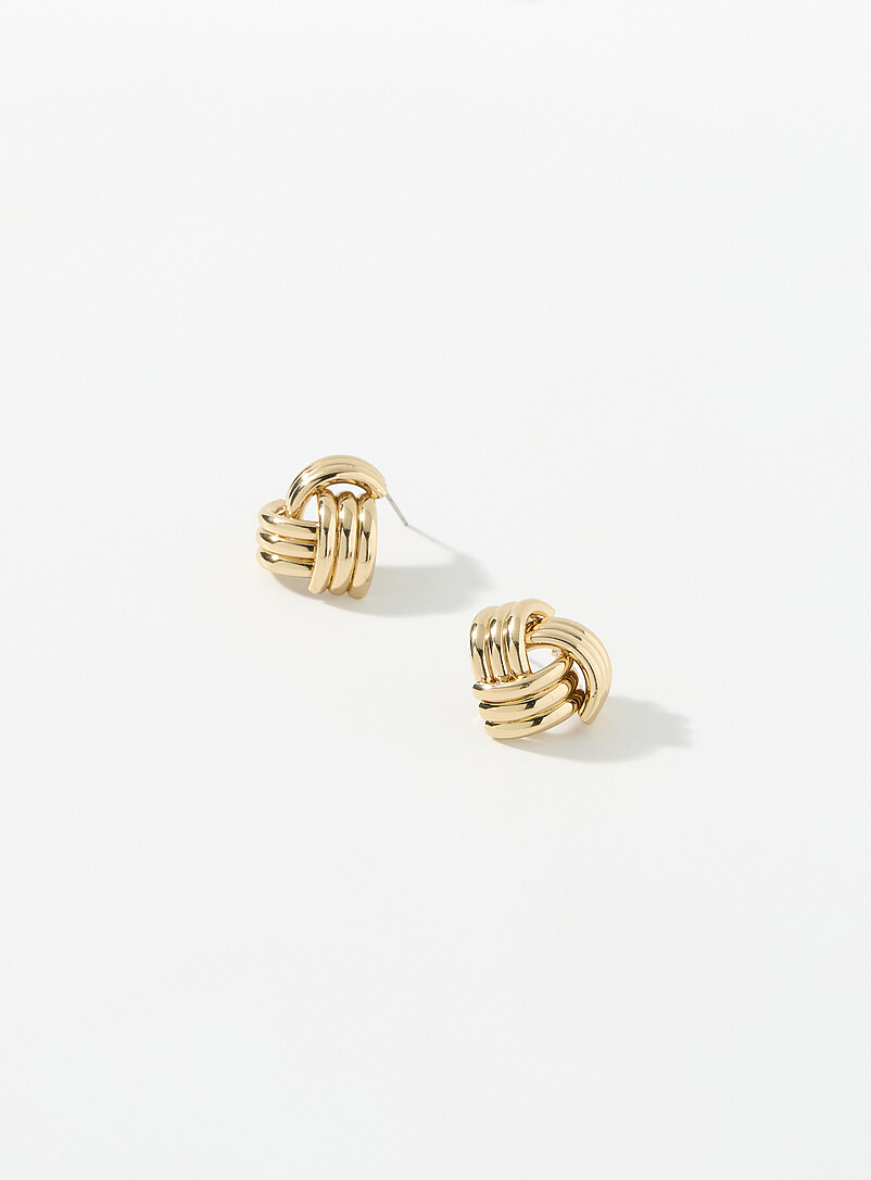 Faux-knot earrings product image (primary)