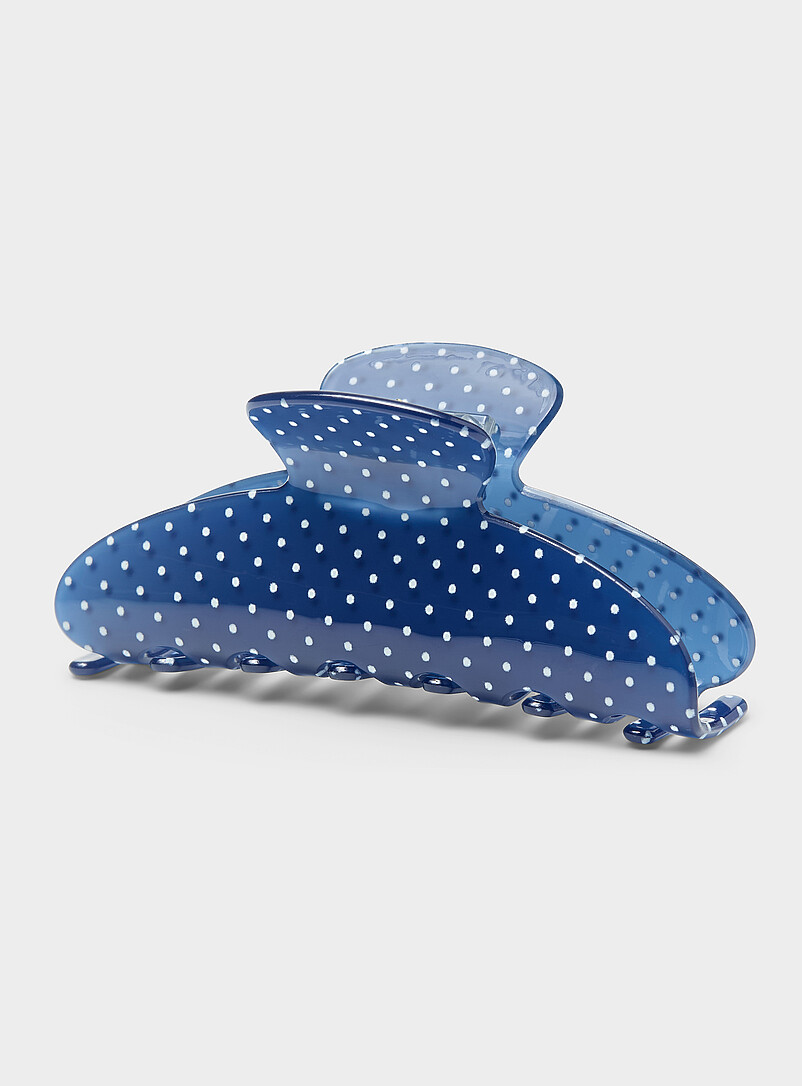 Polka Dot Half-Moon Clip