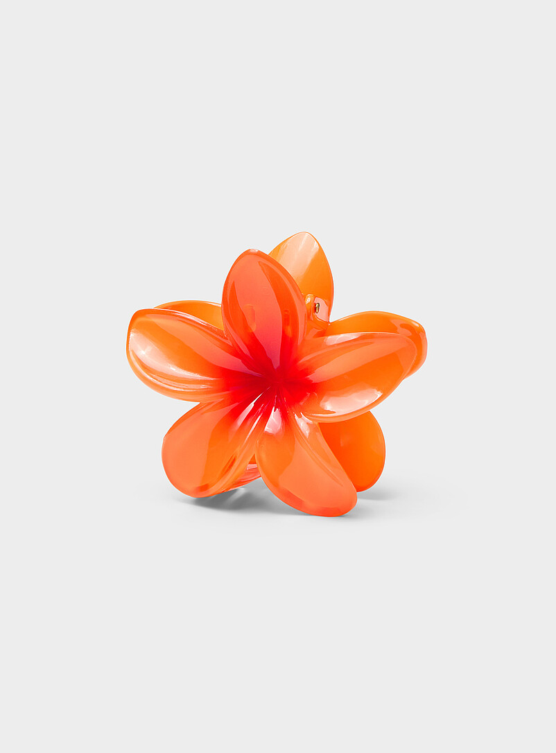 Large Hawaiian Flower Clip