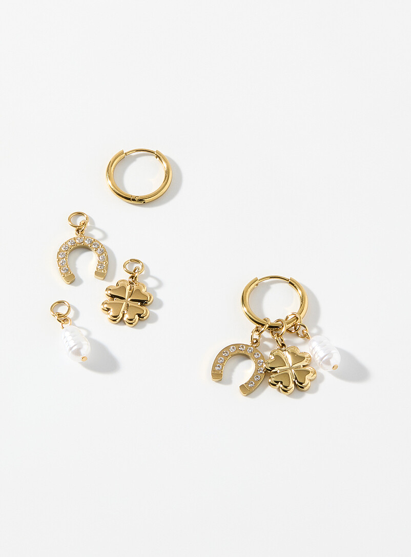 Good luck charm hoops product image (primary)