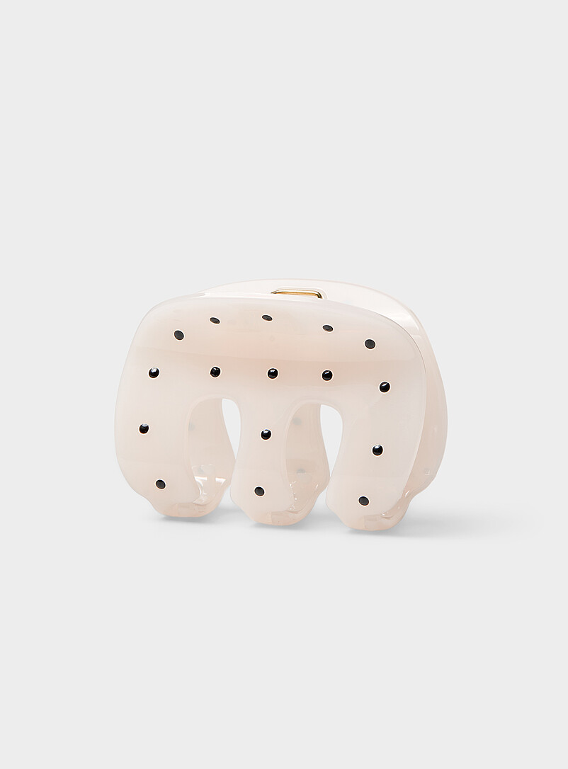 Dotted Rounded-Tooth Clip