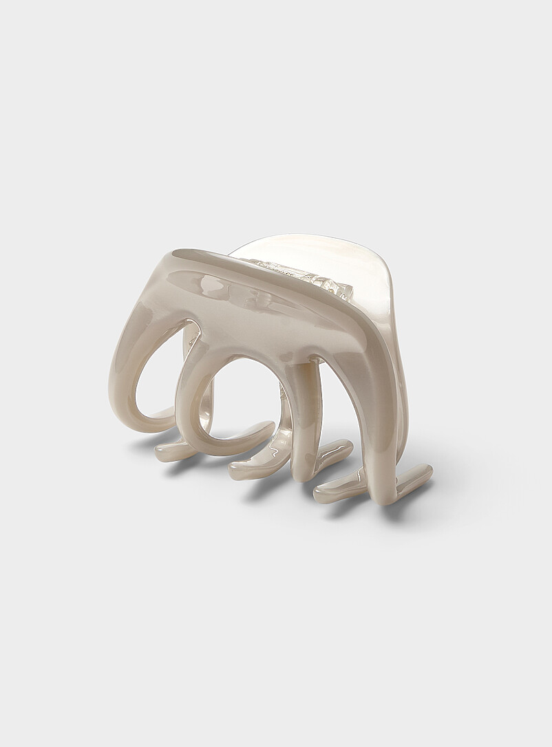 Small Shiny Rounded-Tooth Clip