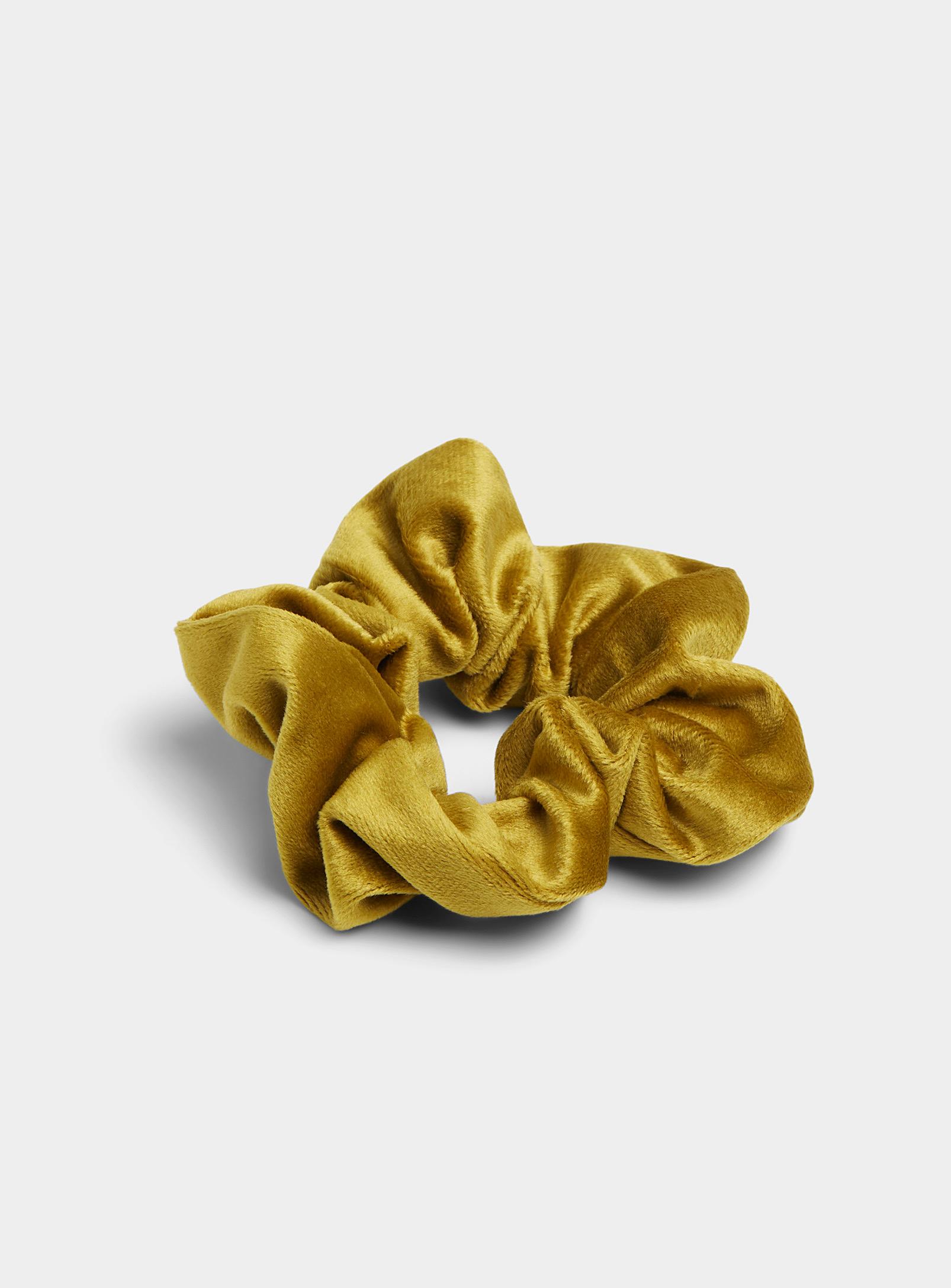 Simon's Colourful Scrunchie In Medium Yellow