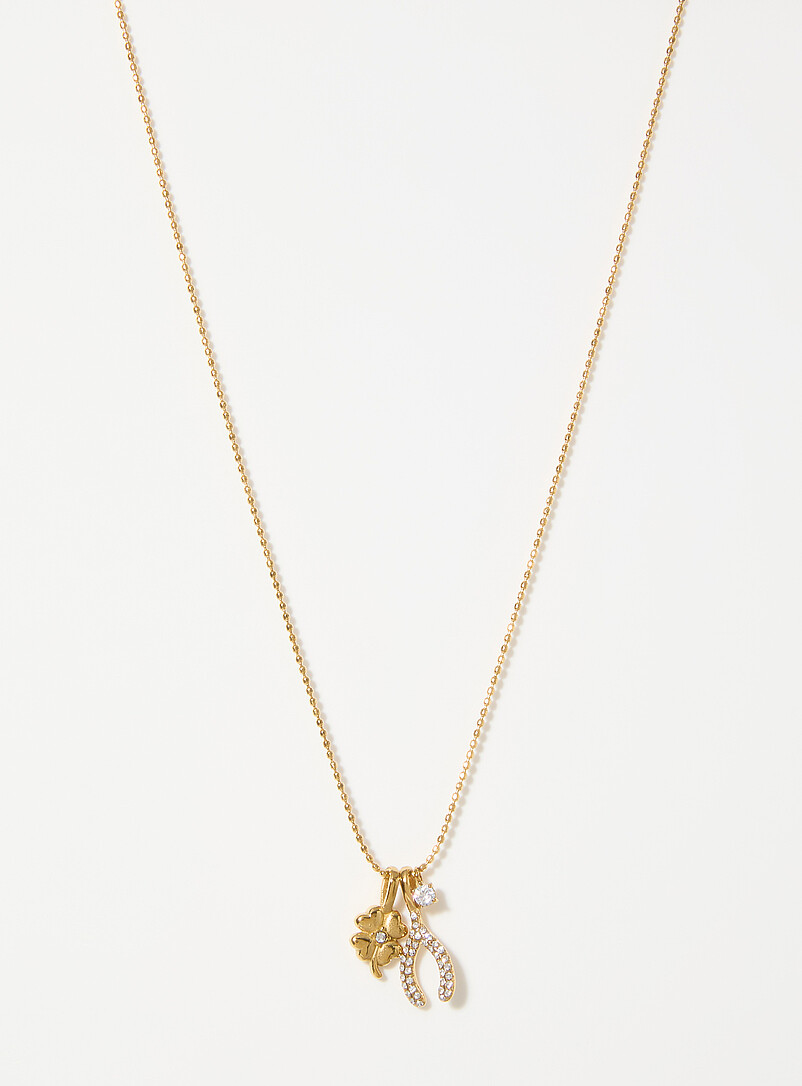 Lucky charm trio chain product image (primary)