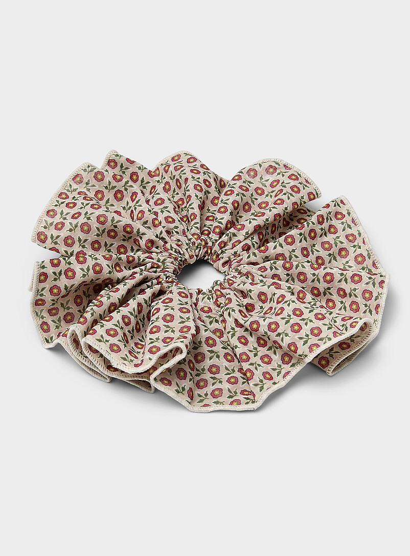 Floral Tapestry Large Scrunchie