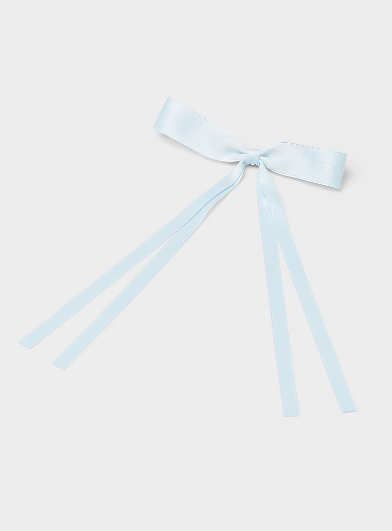 Large Satiny Bow Clip