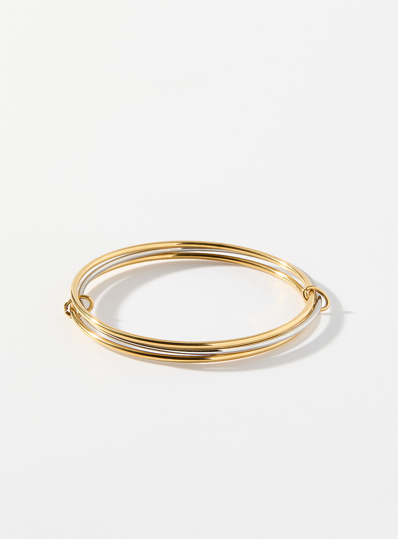 Delicate hoop triple bracelet product image (primary)