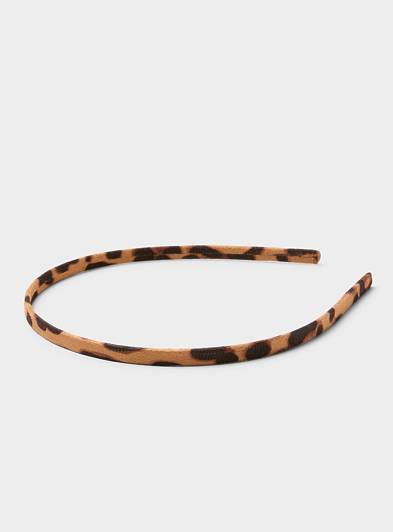 Animal-print slim headband product image (primary)