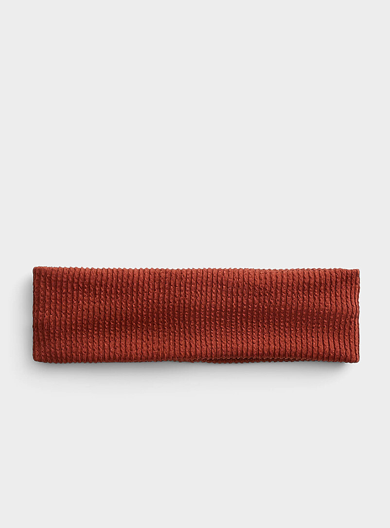 Wavy Texture Wide Headband